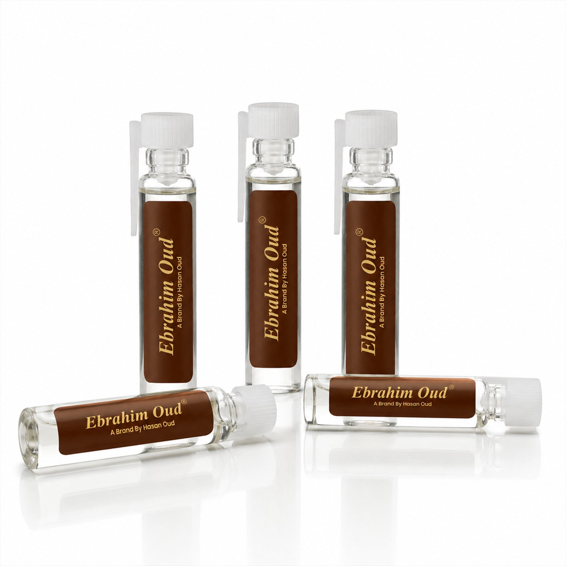 Ebrahim Oud sample set of 5 Attars